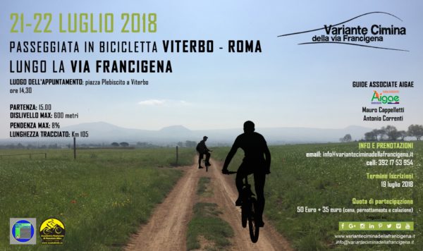 locandina_passeggiata_bicicletta_viterbo_roma
